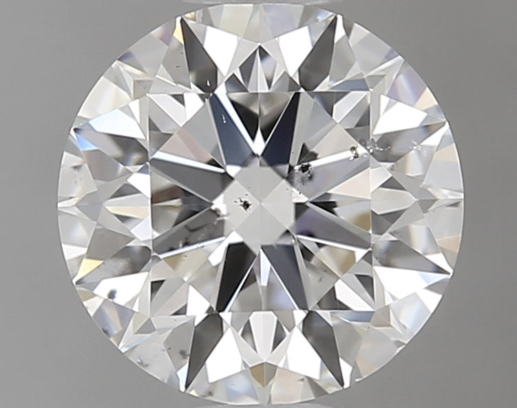 1.01 Carat Round Natural Diamond with  Cut Diamond in 14KT  view 1
