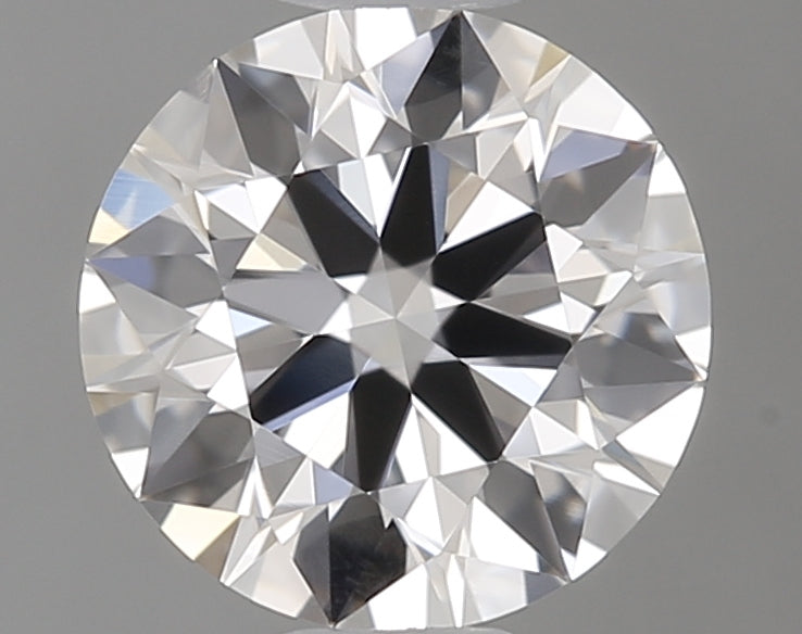 0.52 Carat Round Natural Diamond with  Cut Diamond in 14KT  view 1
