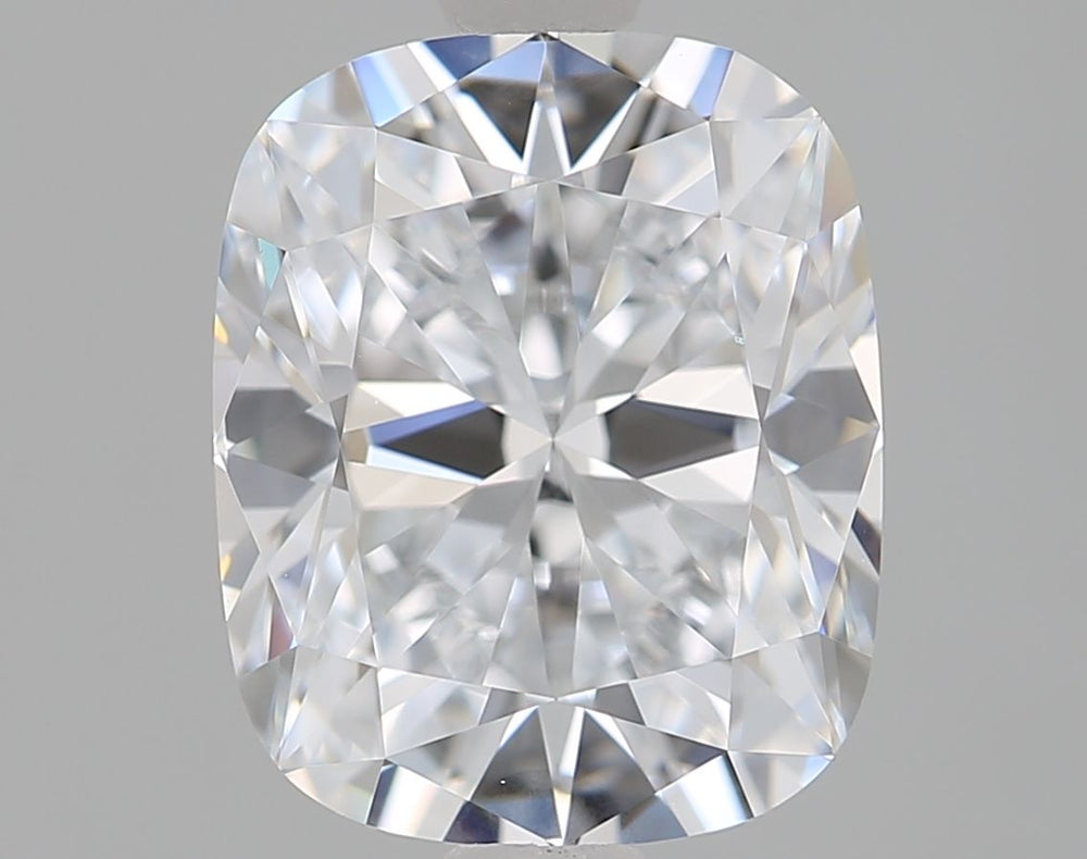 2.01 Carat Cushion Lab Diamond with  Cut Diamond in 14KT  view 1
