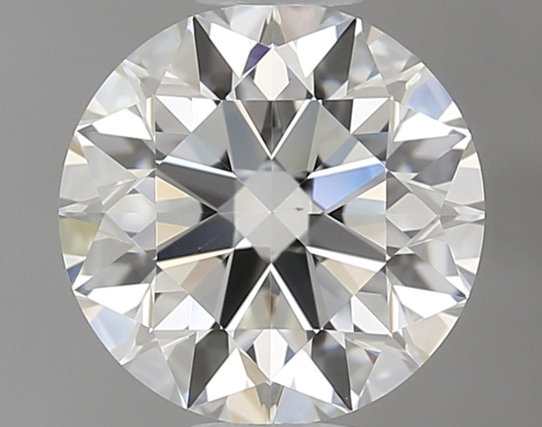 1.05 Carat Round Natural Diamond with  Cut Diamond in 14KT  view 1
