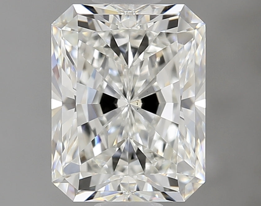 1.71 Carat Radiant Natural Diamond with  Cut Diamond in 14KT  view 1
