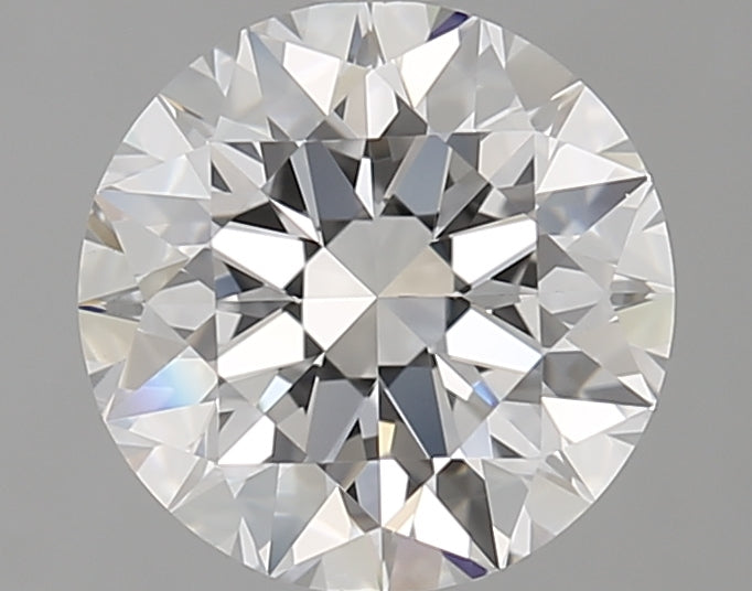 1.71 Carat Round Natural Diamond with  Cut Diamond in 14KT  view 1
