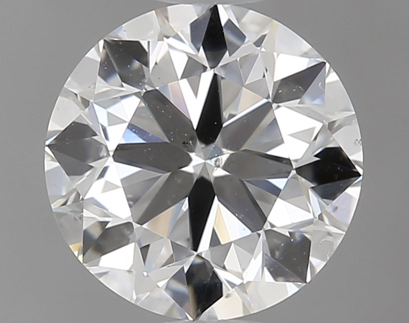 1.01 Carat Round Natural Diamond with  Cut Diamond in 14KT  view 1
