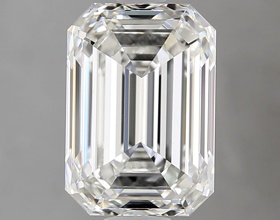 3.01 Carat Emerald Natural Diamond with  Cut Diamond in 14KT  view 1
