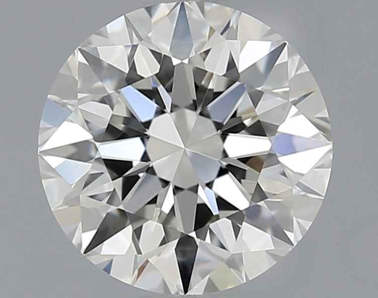 0.75 Carat Round Natural Diamond with  Cut Diamond in 14KT  view 1
