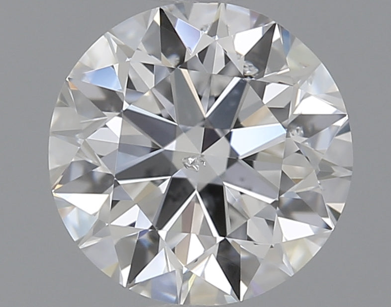 1.0 Carat Round Natural Diamond with  Cut Diamond in 14KT  view 1
