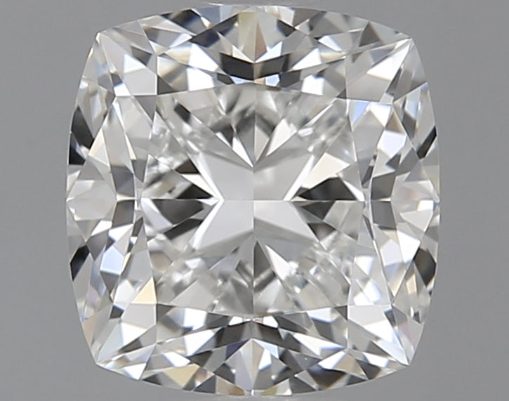 1.0 Carat Cushion Natural Diamond with  Cut Diamond in 14KT  view 1
