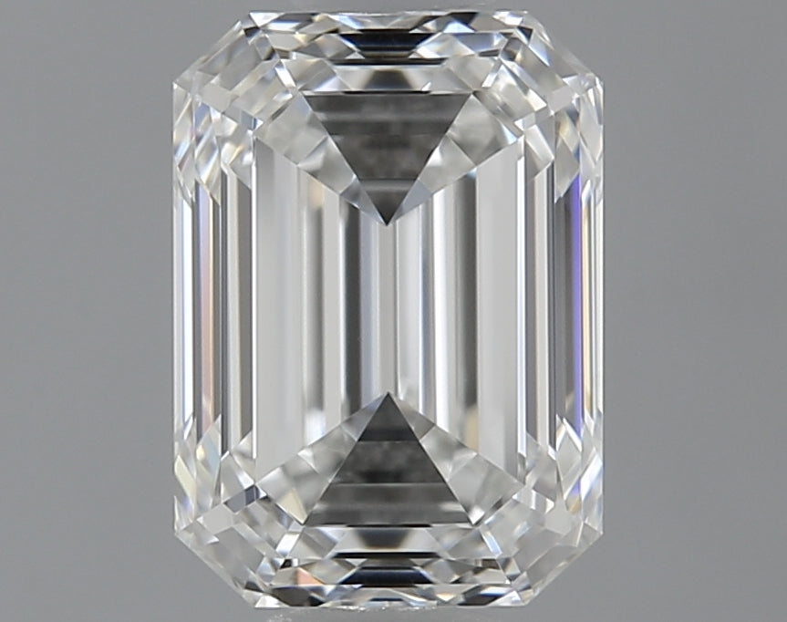1.2 Carat Emerald Natural Diamond with  Cut Diamond in 14KT  view 1
