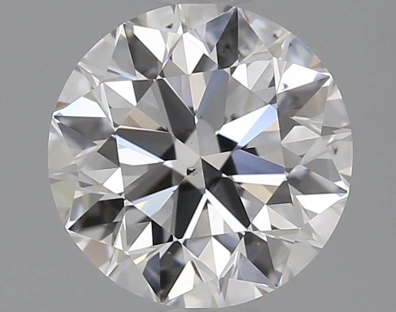 1.05 Carat Round Natural Diamond with  Cut Diamond in 14KT  view 1
