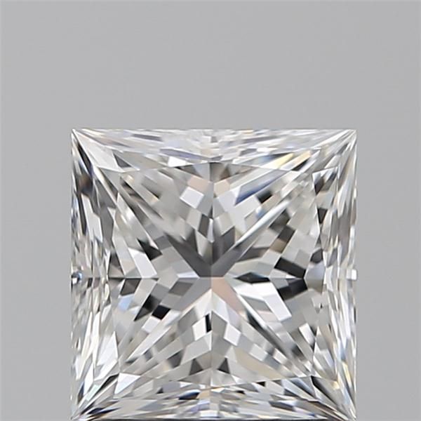 2.01 Carat Princess Natural Diamond with  Cut Diamond in 14KT  view 1
