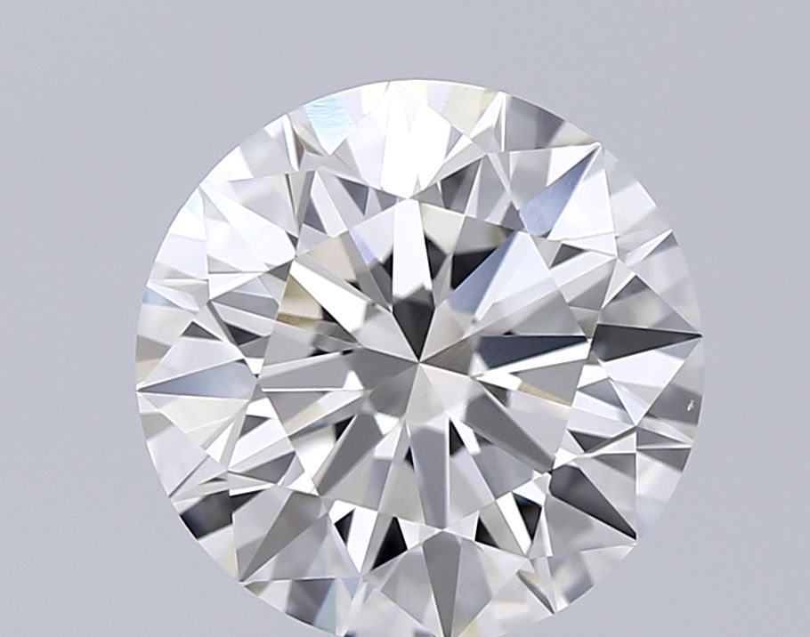 2.23 Carat Round Lab Diamond with  Cut Diamond in 14KT  view 1
