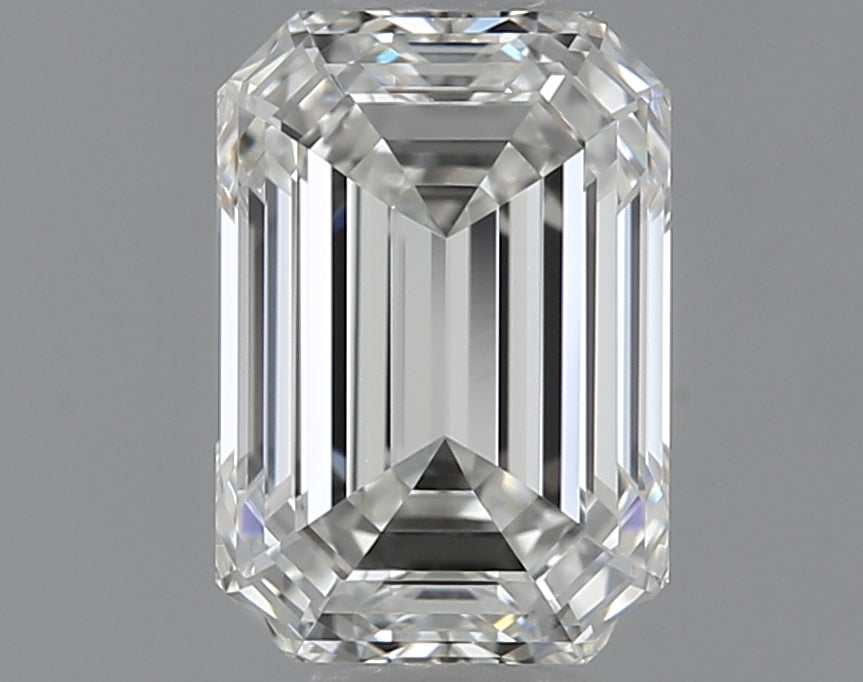 1.02 Carat Emerald Natural Diamond with  Cut Diamond in 14KT  view 1
