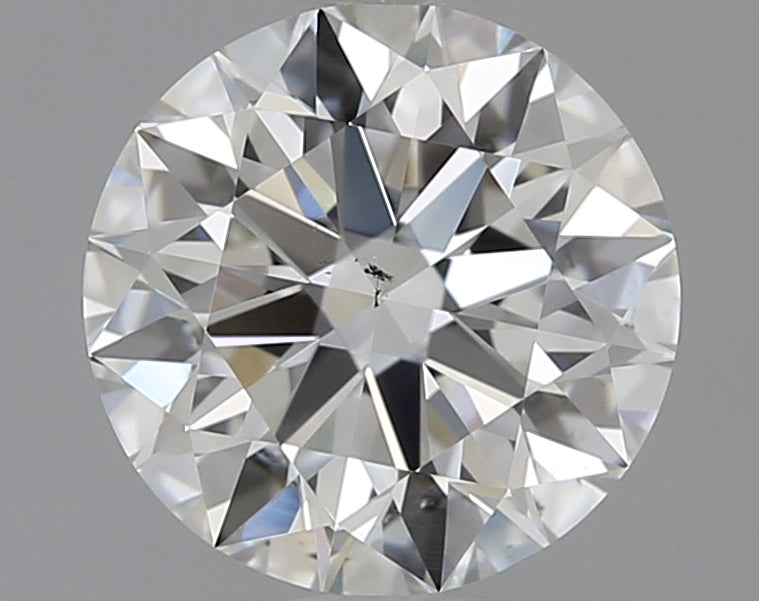 1.11 Carat Round Natural Diamond with  Cut Diamond in 14KT  view 1
