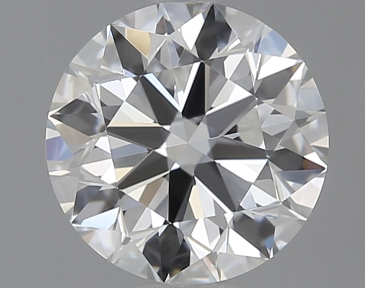 0.76 Carat Round Natural Diamond with  Cut Diamond in 14KT  view 1

