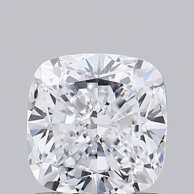 1.03 Carat Cushion Lab Diamond with  Cut Diamond in 14KT  view 1
