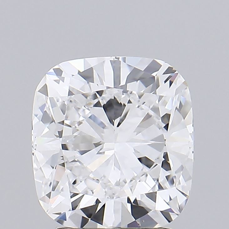 1.7 Carat Cushion Lab Diamond with  Cut Diamond in 14KT  view 1
