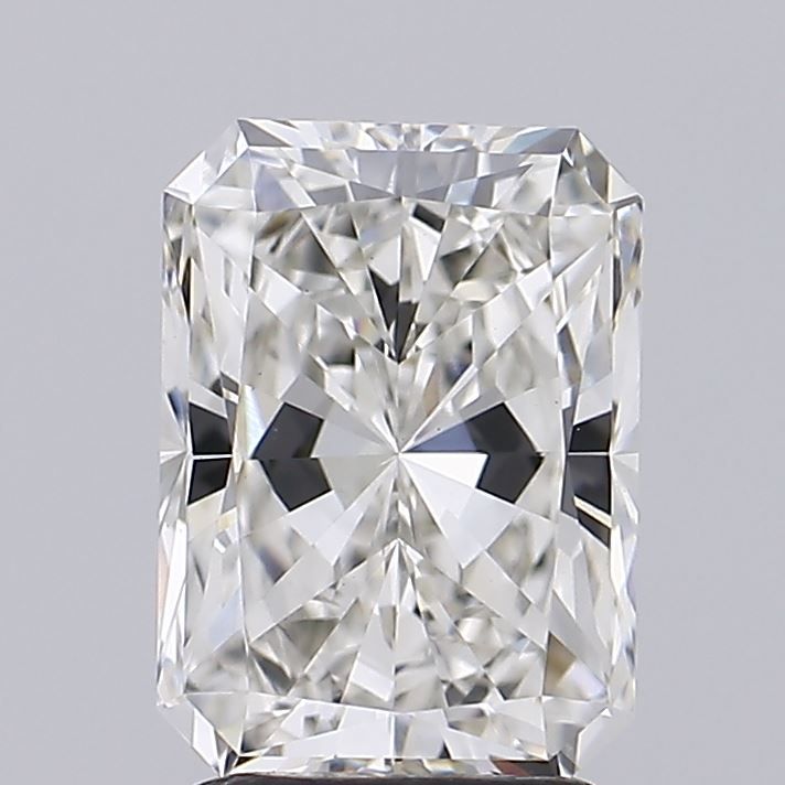 2.02 Carat Radiant Lab Diamond with  Cut Diamond in 14KT  view 1
