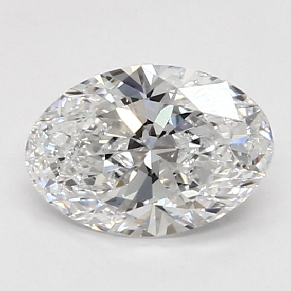 1.12 Carat Oval Lab Diamond with  Cut Diamond in 14KT  view 1
