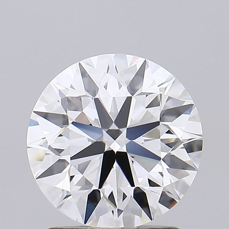 1.71 Carat Round Lab Diamond with  Cut Diamond in 14KT  view 1
