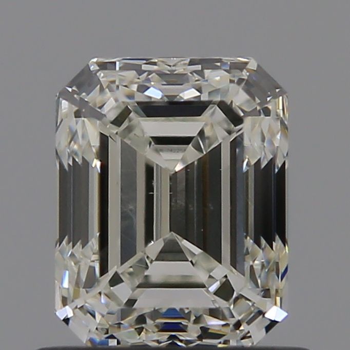 1.0 Carat Emerald Natural Diamond with  Cut Diamond in 14KT  view 1
