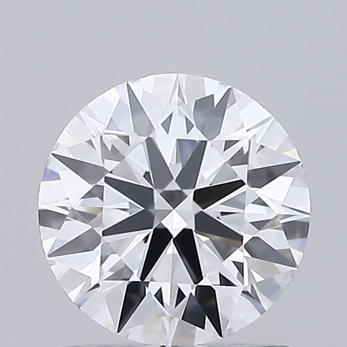 1.17 Carat Round Lab Diamond with  Cut Diamond in 14KT  view 1
