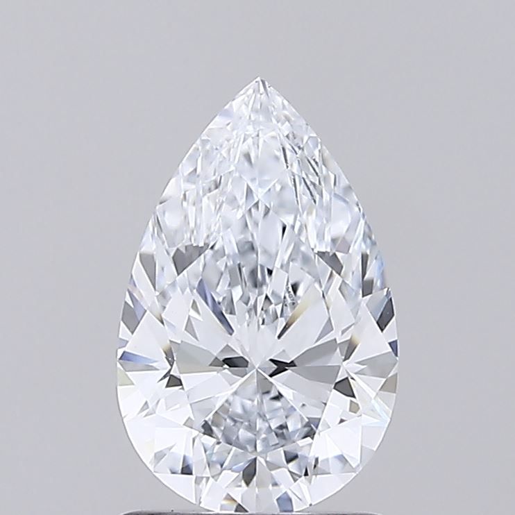 1.2 Carat Pear Lab Diamond with  Cut Diamond in 14KT  view 1
