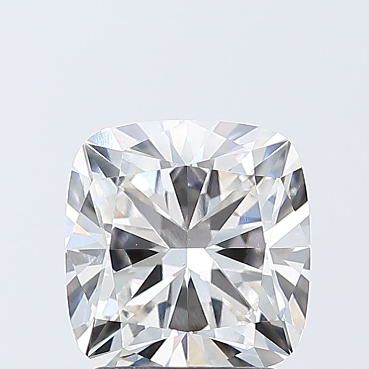 2.21 Carat Cushion Lab Diamond with  Cut Diamond in 14KT  view 1
