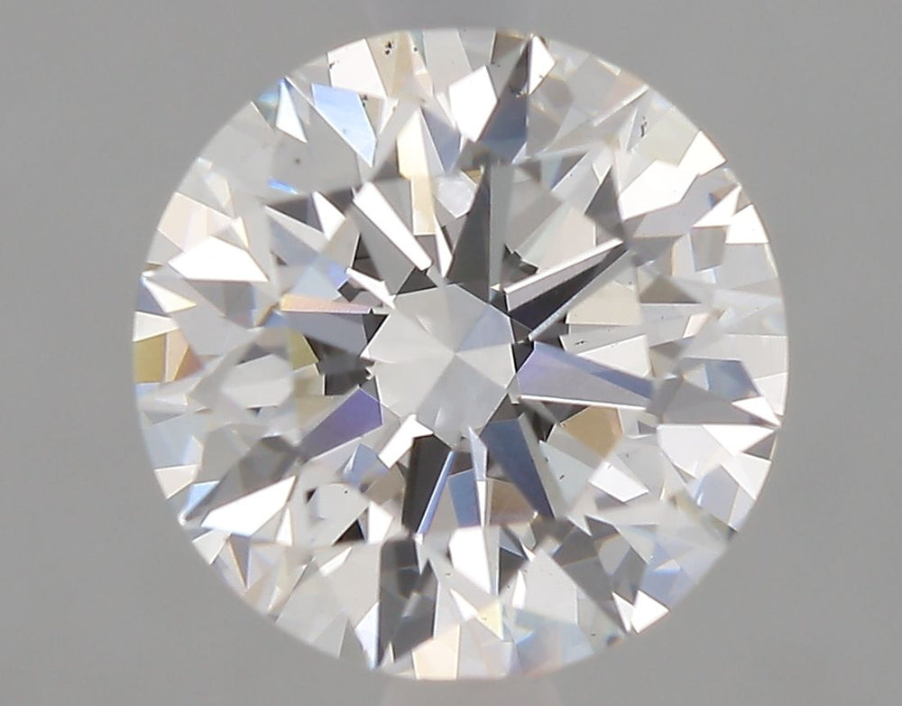 2.0 Carat Round Lab Diamond with  Cut Diamond in 14KT  view 1
