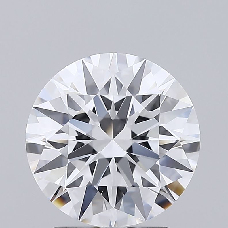 2.27 Carat Round Lab Diamond with  Cut Diamond in 14KT  view 1
