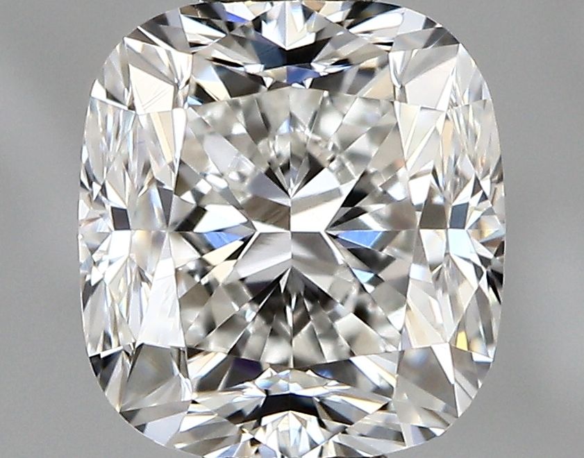 1.0 Carat CUSHION Natural Diamond with  Cut Diamond in 14KT  view 1
