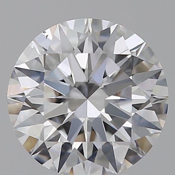 1.4 Carat Round Lab Diamond with  Cut Diamond in 14KT  view 1
