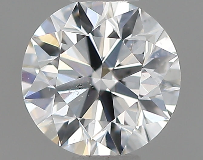 0.4 Carat Round Natural Diamond with  Cut Diamond in 14KT  view 1
