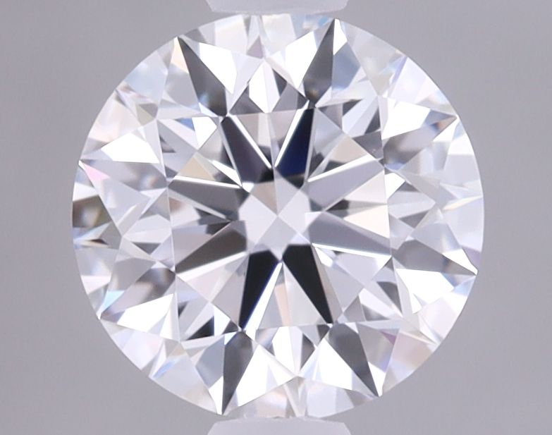 0.76 Carat Round Lab Diamond with  Cut Diamond in 14KT  view 1
