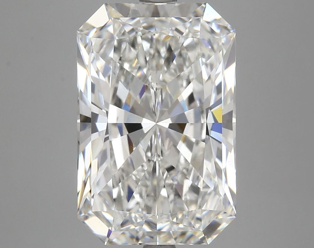 7.57 Carat Radiant Lab Diamond with  Cut Diamond in 14KT  view 1

