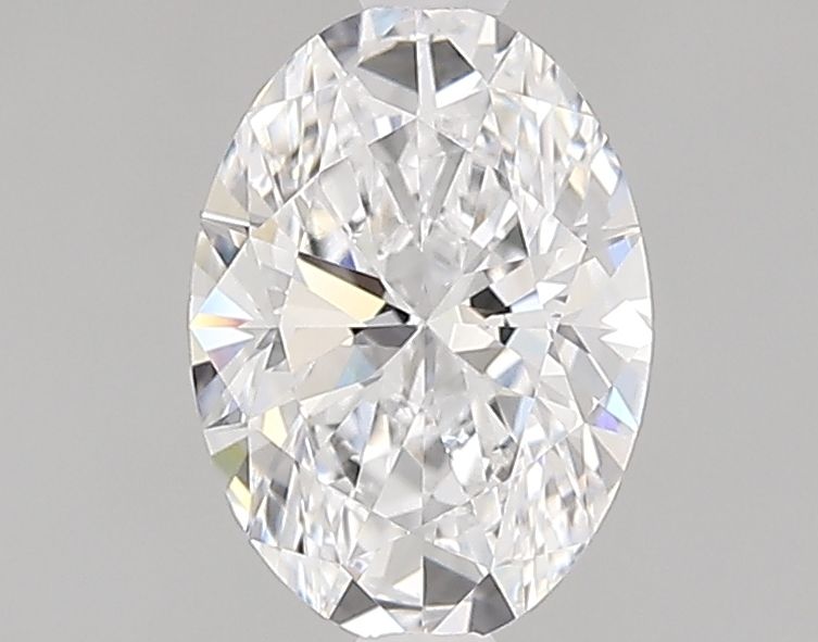 1.03 Carat Oval Lab Diamond with  Cut Diamond in 14KT  view 1
