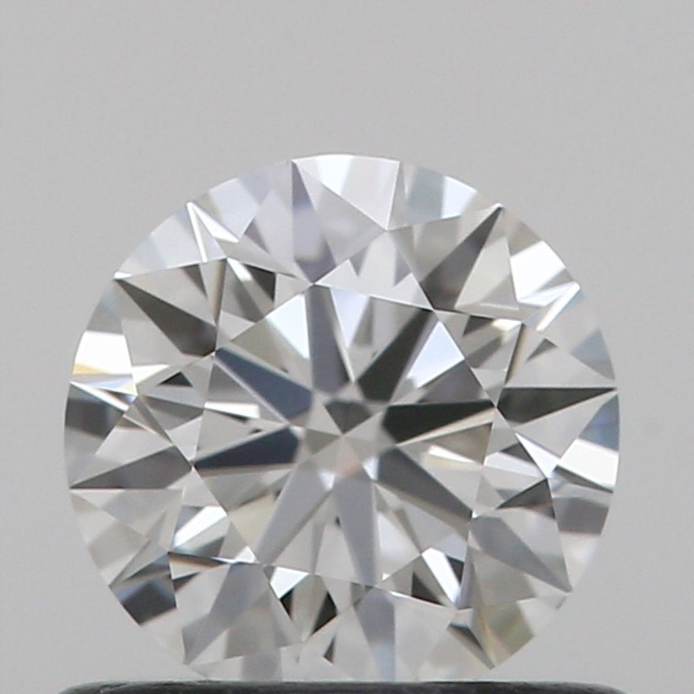 0.61 Carat Round Natural Diamond with  Cut Diamond in 14KT  view 1
