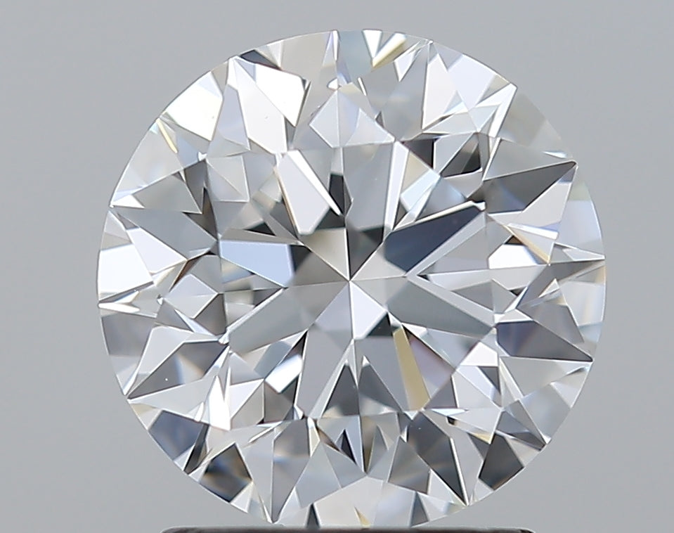2.0 Carat Round Natural Diamond with  Cut Diamond in 14KT  view 1
