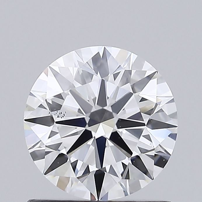 0.92 Carat Round Lab Diamond with  Cut Diamond in 14KT  view 1
