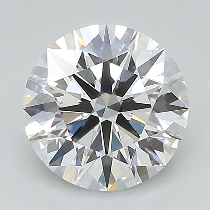 1.58 Carat Round Lab Diamond with  Cut Diamond in 14KT  view 1

