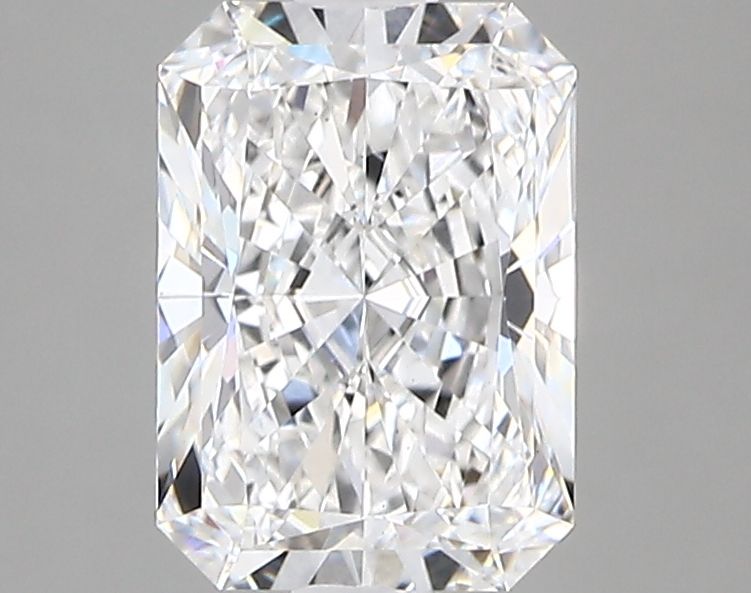 1.69 Carat Radiant Lab Diamond with  Cut Diamond in 14KT  view 1
