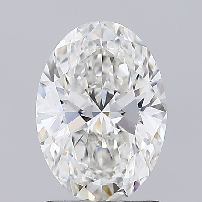 1.55 Carat Oval Lab Diamond with  Cut Diamond in 14KT  view 1
