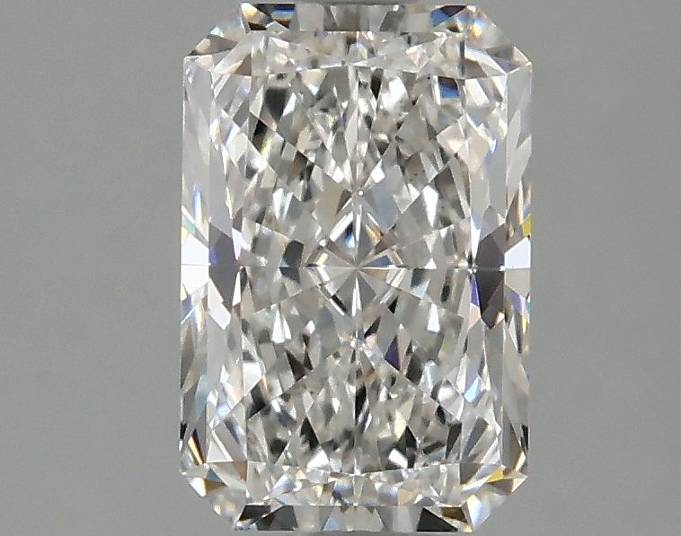 1.7 Carat Radiant Lab Diamond with  Cut Diamond in 14KT  view 1
