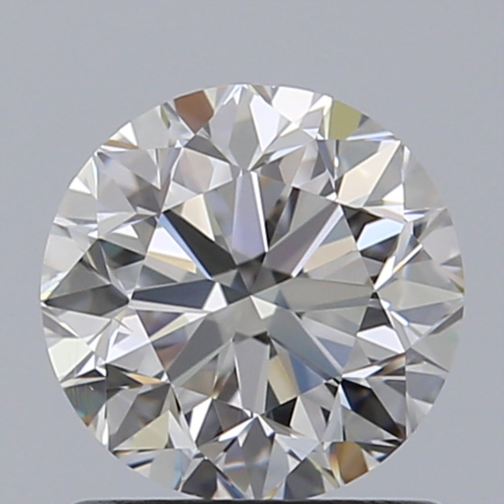 1.01 Carat Round Natural Diamond with  Cut Diamond in 14KT  view 1
