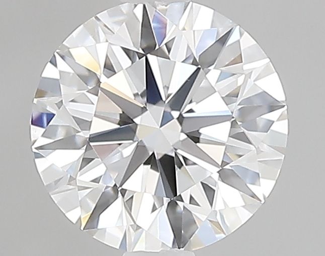 1.0 Carat Round Lab Diamond with  Cut Diamond in 14KT  view 1
