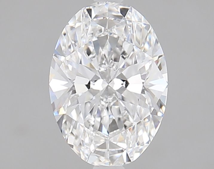 1.57 Carat Oval Lab Diamond with  Cut Diamond in 14KT  view 1
