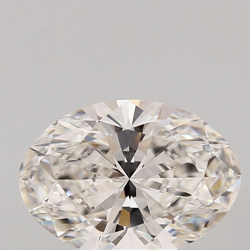 2.33 Carat Oval Lab Diamond with  Cut Diamond in 14KT  view 1
