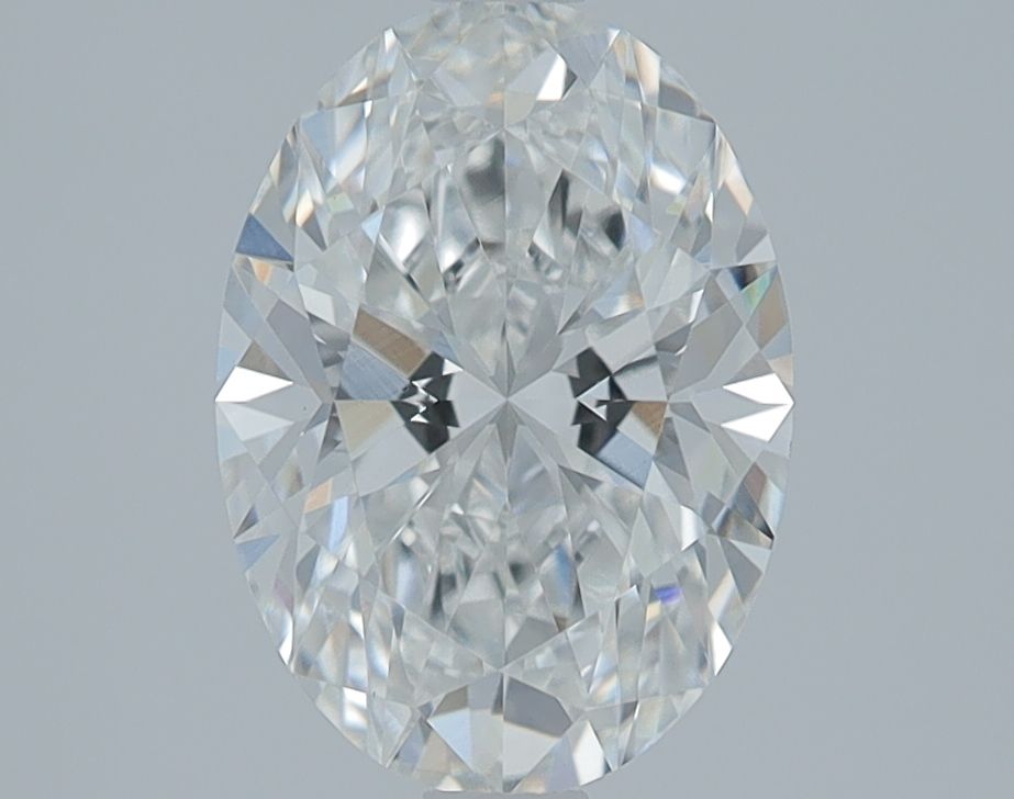 1.81 Carat Oval Lab Diamond with  Cut Diamond in 14KT  view 1
