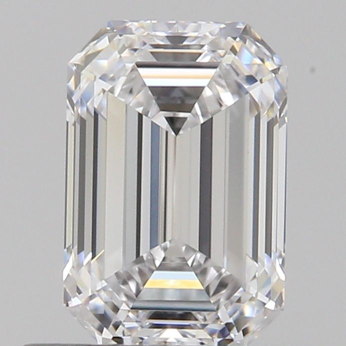 0.72 Carat Emerald Natural Diamond with  Cut Diamond in 14KT  view 1
