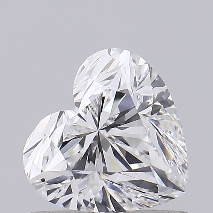 0.9 Carat Heart Lab Diamond with  Cut Diamond in 14KT  view 1
