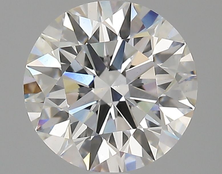 2.56 Carat Round Lab Diamond with  Cut Diamond in 14KT  view 1
